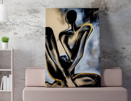 Wallity WY210 Cuadro decorativo en lienzo Multicolor 50 x 70 cm